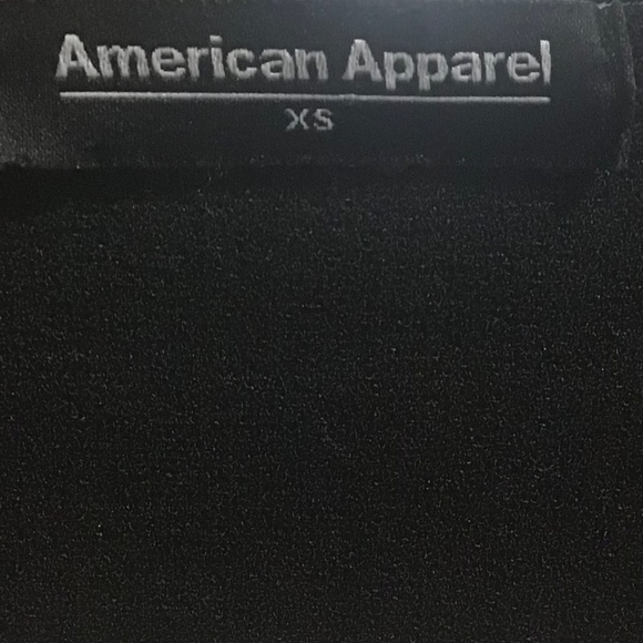 American Apparel Black Wrap Dress Full Length XS - Picture 6 of 6